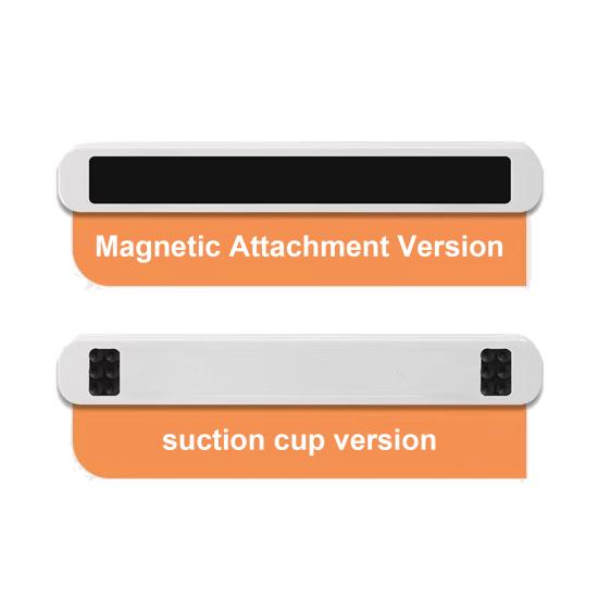 Yousheng Magnetic Plastic Wrap Cutter Wall-Mounted Slide Cutting Box for Foil Cling Film Built-In Dual Blades Space-Saving Safe Kitchen Organizer for