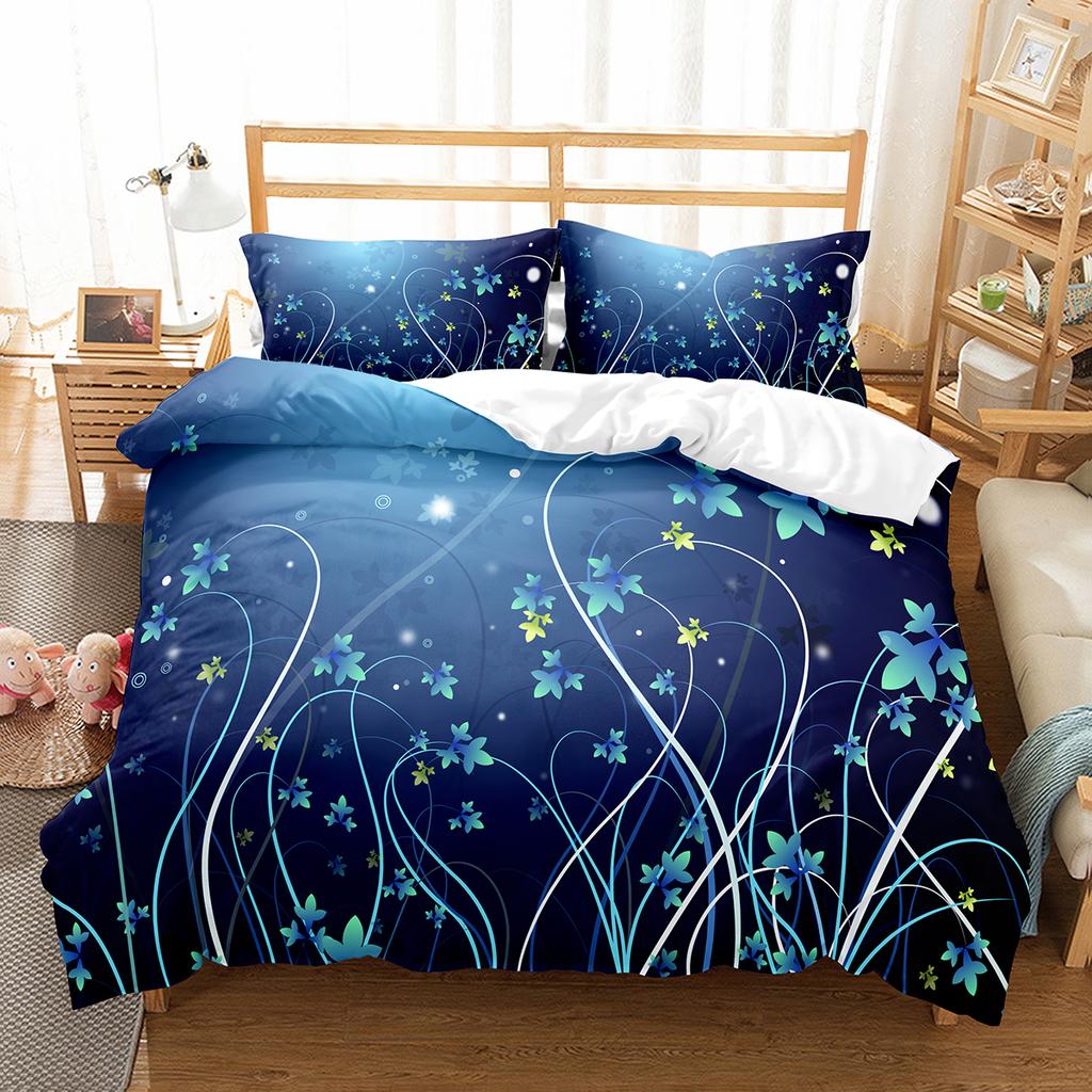 3D Abstract King Queen Duvet Cover Solid Geometry Bedding Set Rotate Three-dimensional Space 2/3pcs Polyester Soft Quilt Cover