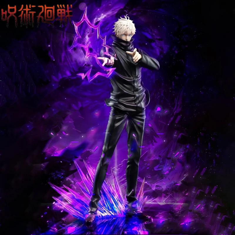 31cm Jujutsu Kaisen Figures Satoru Gojo Anime Figure Pvc Model Statue Doll Desk Ornaments Collection Toys Gift Decoration