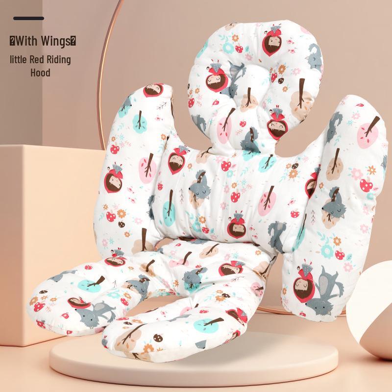 Soft Breathable Baby Stroller Seat Cushion, Washable Cotton Pad for Stroller or High Chair