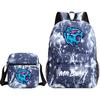 Canvas Backpack Set For Students With Laptop Compartment And Breathable Design For Daily Use