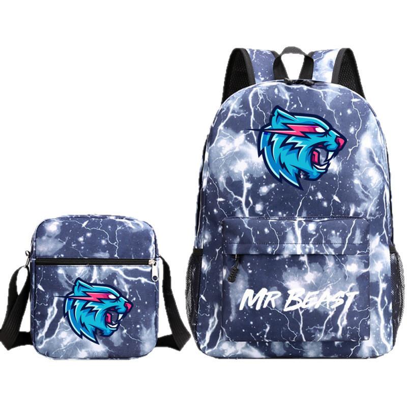 Canvas Backpack Set For Students With Laptop Compartment And Breathable Design For Daily Use