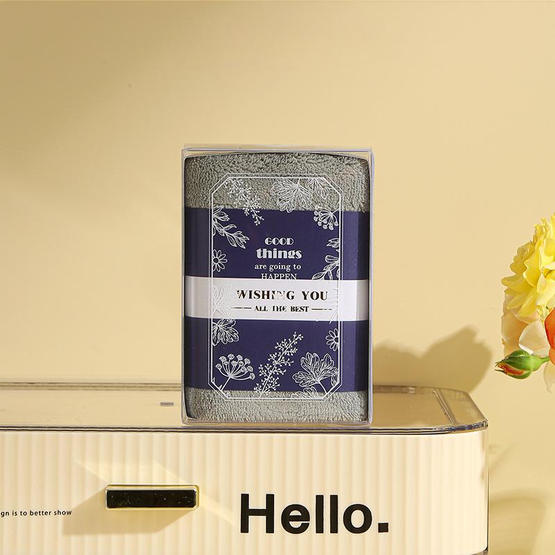 

Полотенце для рук Коралловое бархатное полотенце 35*35cm светло-серый