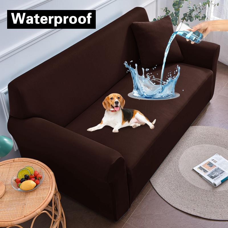 Water-Resistant Sofa Protector Elastic Sofa Cover Adjustable Armchair Couch Cover Corner Sofa Slipcover Furniture Protector 1Pc