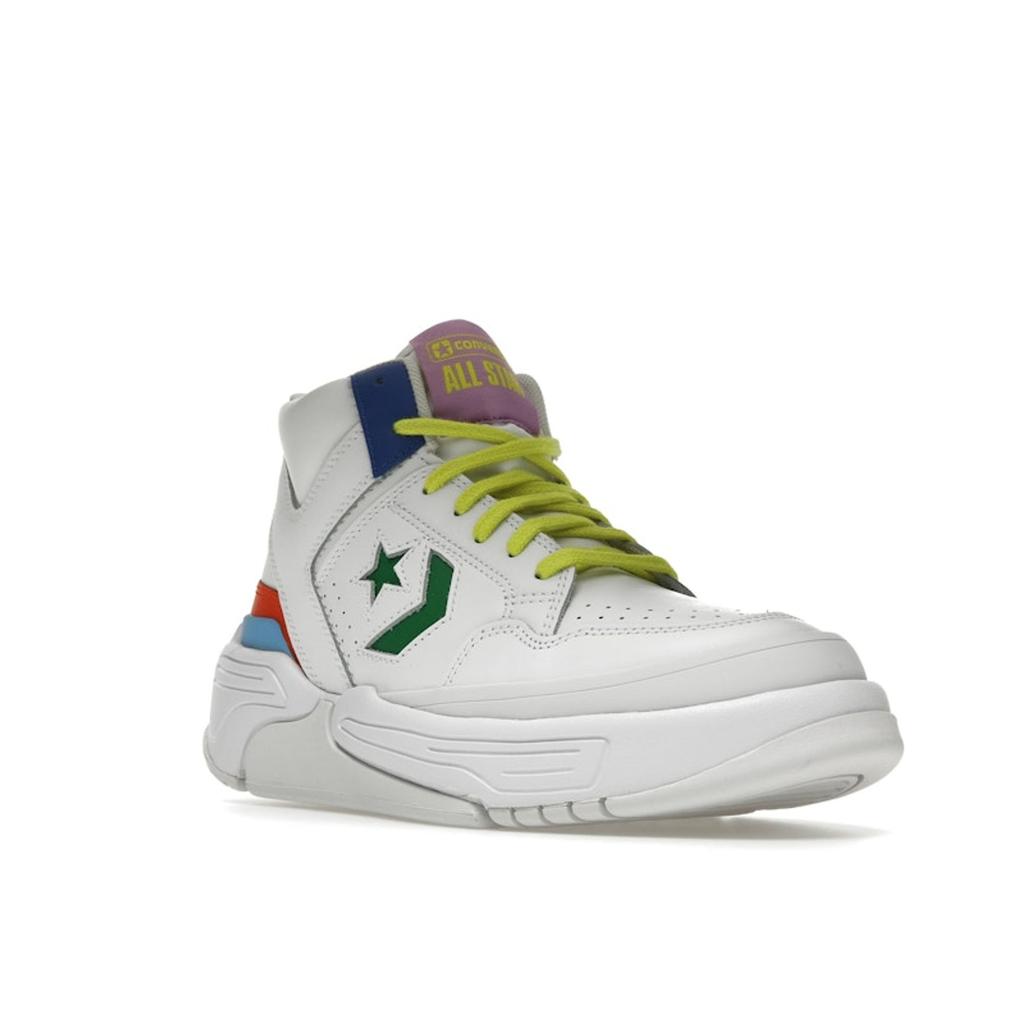 Converse Weapon CX Mid Vegas Lights Unisex Sneakers White Game-Royal Green A02523C