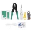 Network Wiring Tool Set Cable Detection Wire Stripping Combination YG-P107 DC9V