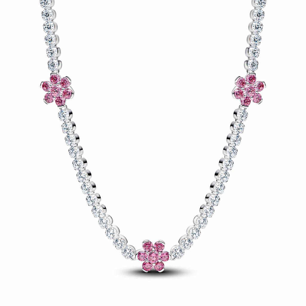 New Original 925 Silver Four-Leaf Clover Butterfly Star Moon Heart Key Necklace Fit Women Jewelry Valentine's Day Gift