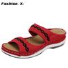 Women Sandals Breathable Mesh Summer Shoes For Women Low Heels Sandalias  Beach Slippers Sandals