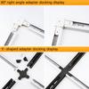 1pcs led Track light rail 50cm PVC white  black lead rail connectors rail 2 Wire bracket accessories