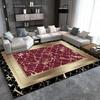 Golden Decorative Rug For Living Room Luxury Style Entrance Floor Mats Lounge Soft Antiskid Carpet Bedroom Bedside Rugs Washable