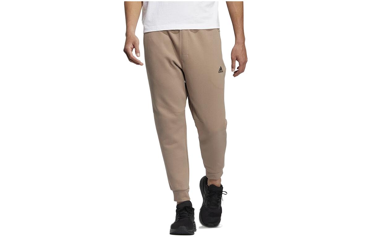 Adidas Knitted Sweatpants Men s Khaki Moderate Cuffed Pants HN8992 XXXL