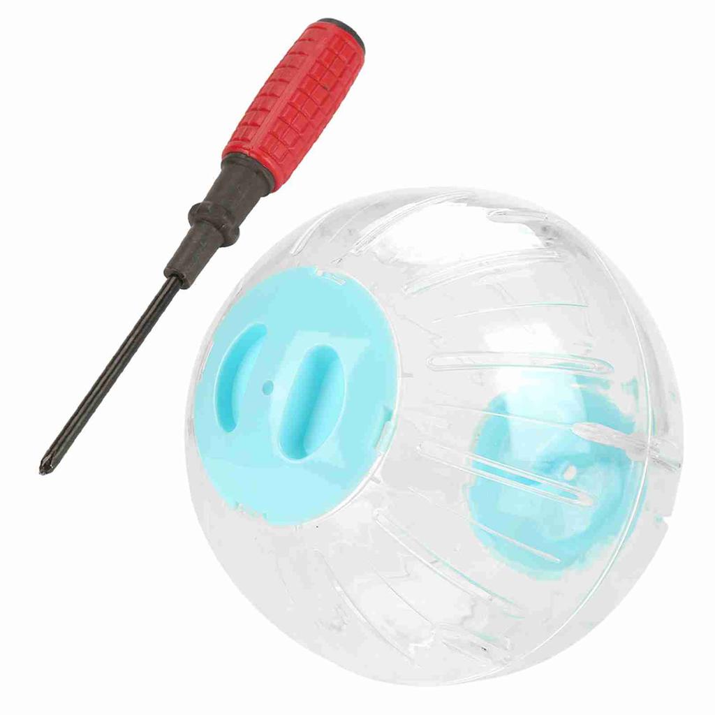18.5cm New Fashion Plastic Small Pet Hamster Gerbil Toy Running Activity Exercise (Pink)