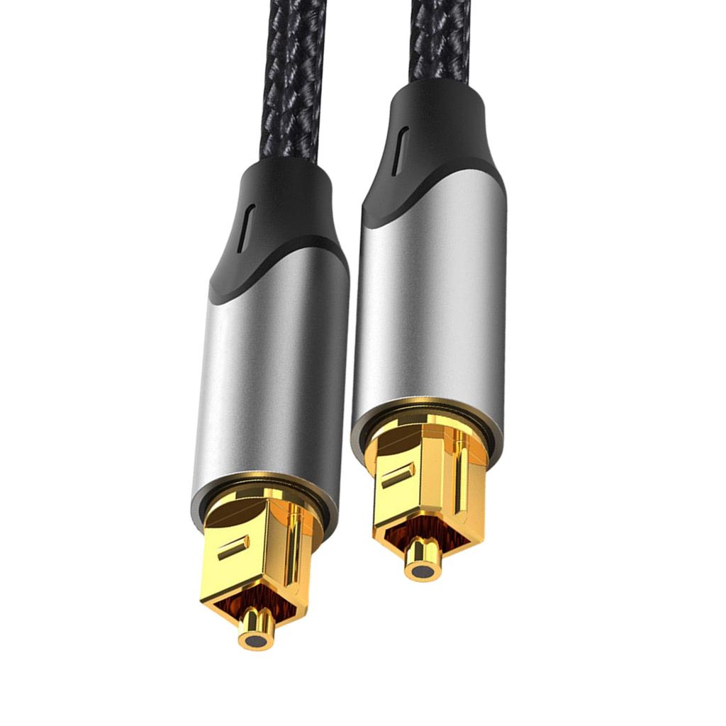 Fast speed Digital Optically Cable TOSLINK to 3.5mm Port Connection Gold Plated Plugs for Stable Sound Transmission