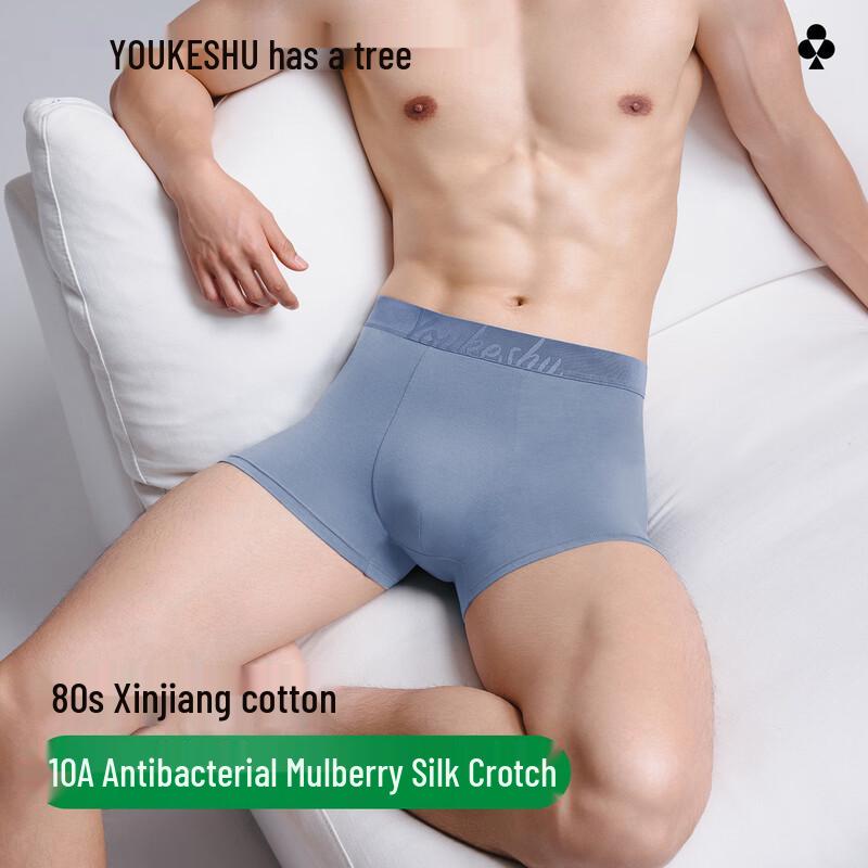 Men's 80-Count Antibacterial Boxer Briefs (Modal & Cotton Options)