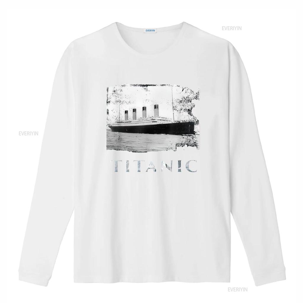 Titanic Sinking History Womens T Shirt Black vintage Washed Breathable fashion Stretched Comfortable graphic Casual Stylish