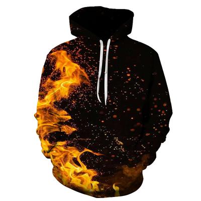 Women Men Pullover 3D Print Sweatshirt Couples Hooded Long Sleeve Plus Size Loose Hoodie