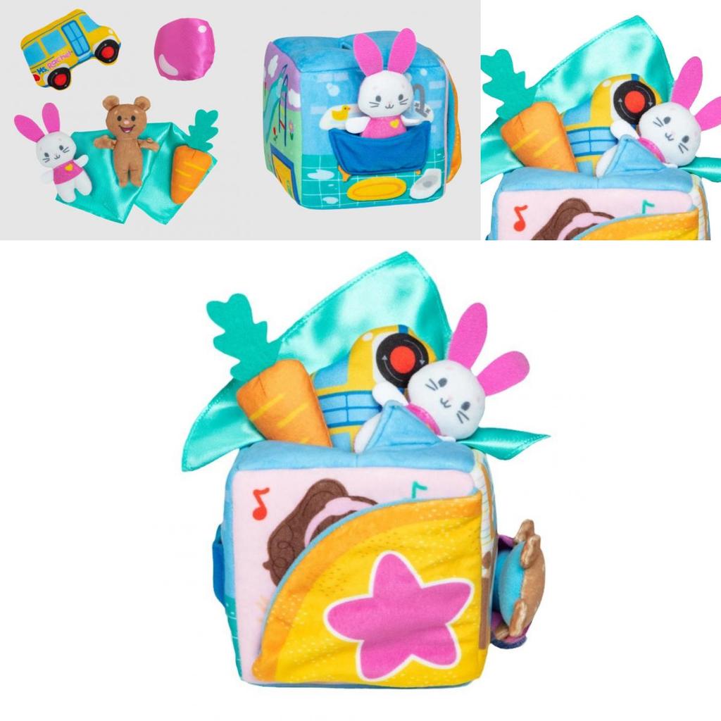 Delightful Ms. Rachel Surprise Learning Box Plush Toy With Adorable Rabbit Design
