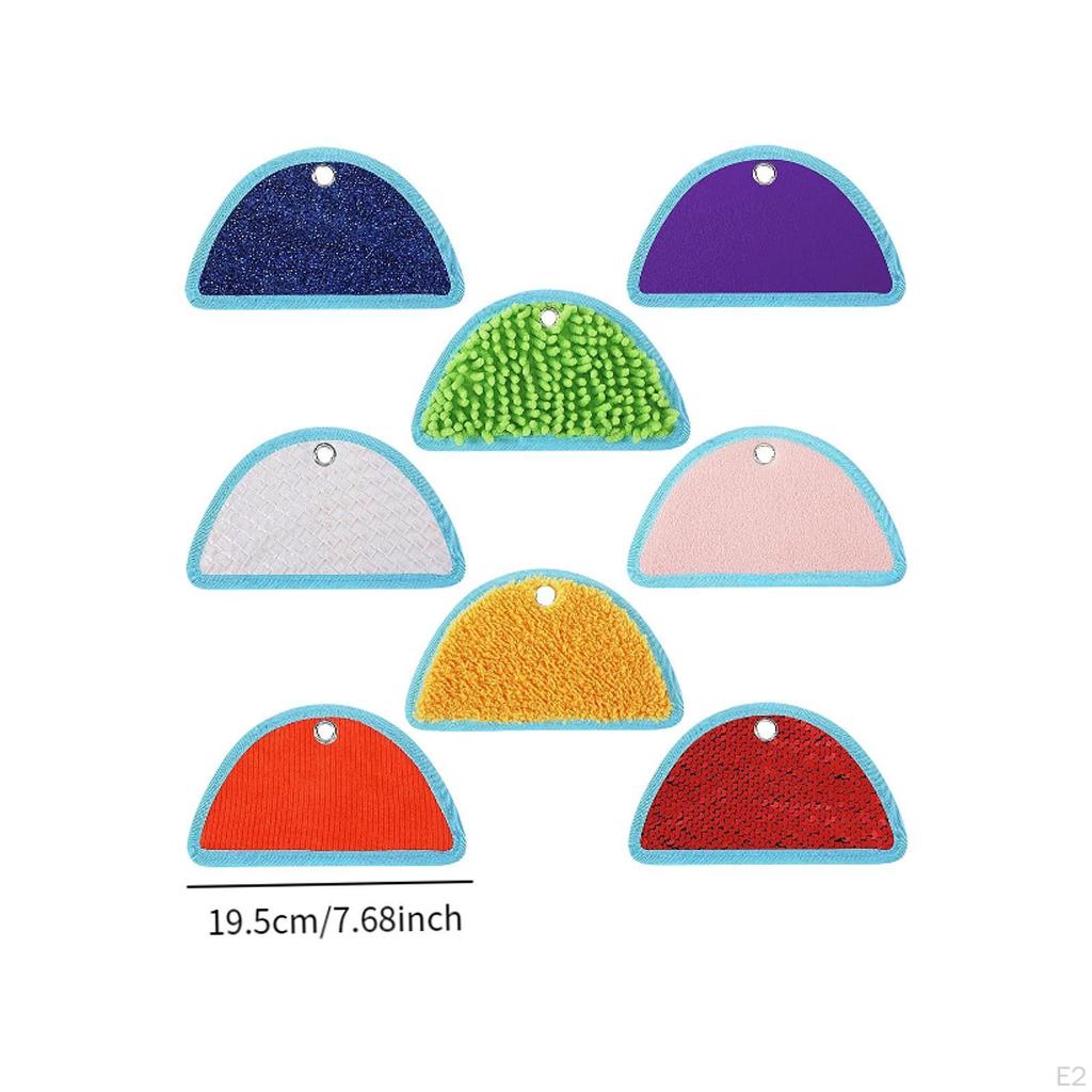 8Pcs Assorted Textured Play Mat, Sensory Tiles, Early Exercise,