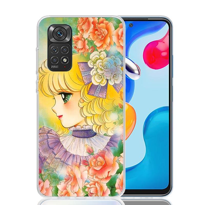 Anime Candy Phone Case For Xiaomi Redmi Note 15 14 13 12S 12 Pro Plus 11S 11E 11 11T 10S 10 Art Soft Pattern Cover Redmi Note 14
