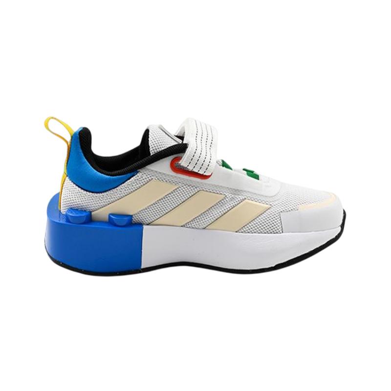 adidas Tech RNR Strap LEGO Cloud White Wonder White Shock Blue GS Sneakers HP5878