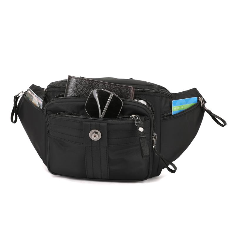 Men's Fanny Pack Crossbody Bag Outdoor Cycling Backpack Shoulder Bag Sports Waterproof Casual Breast Bag
