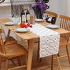 Chemin de table gothique classique pour décoration de table de dîner familial festif nappe gothique pour salle à manger réunion de vacances cuisine