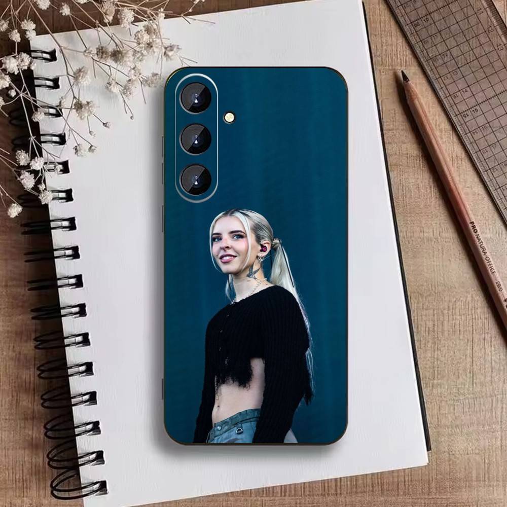 Singer E-Young Miko Phone Case For Samsung Galaxy A73,A72,A71,A70,A52,A51 Others Soft Black Cover