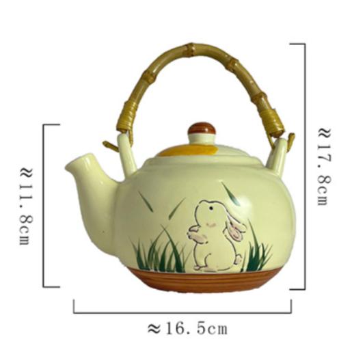 Chinese Teapot with Lifting Beam 800ml Ceramic Teapot with Filter Tea Kettle Puer Tea Cup Set Teaware Tea Accessories Drinkware