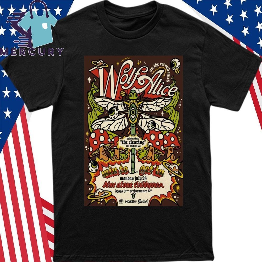 

Wolf Alice July 28, 2025 Dine Alone Records, Toronto, ON Poster Shirt Unisex T-Shirt XL