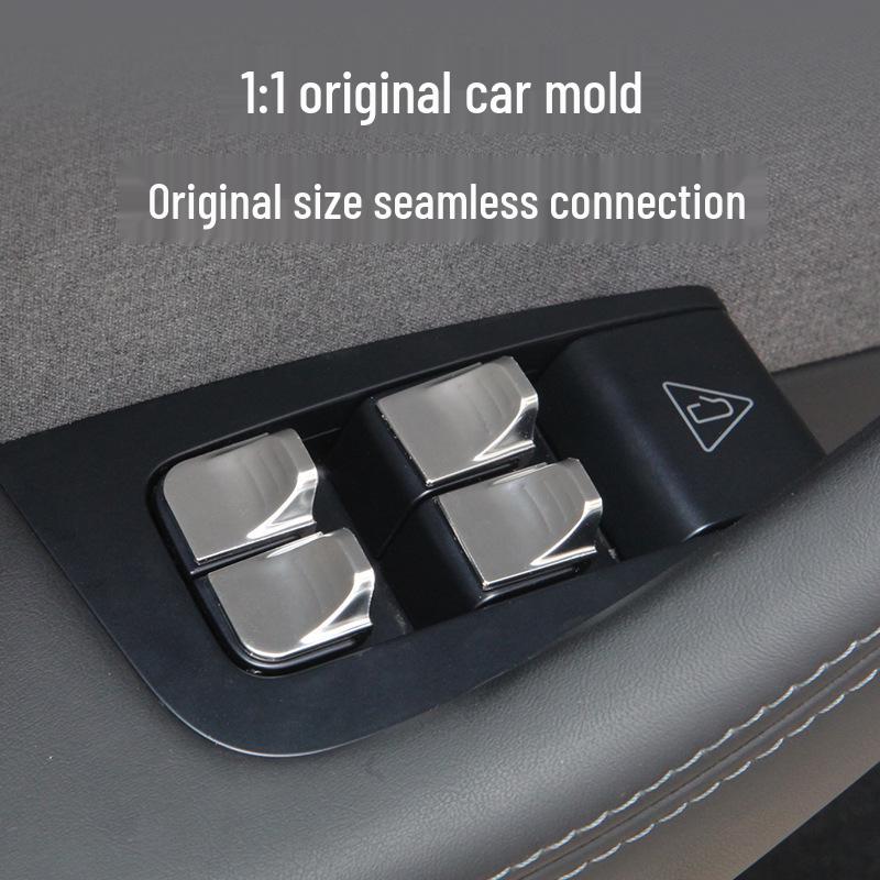 Tesla Model Y3 Window Door ABS Button Decorative Trim