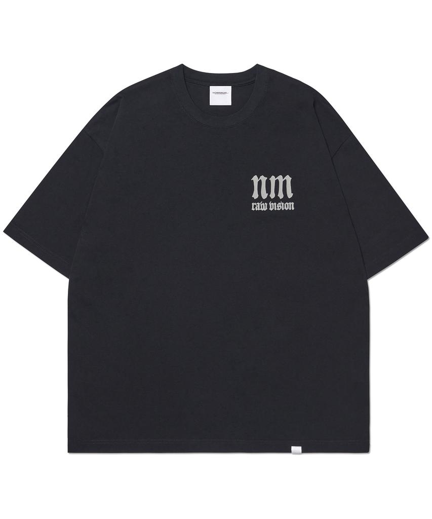 Nomaenyueol R.V Arch Logo T-Shirt - Black
