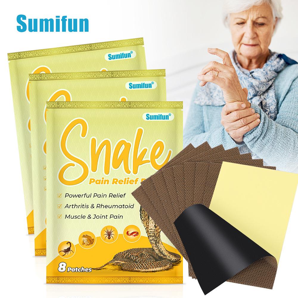 8pcs/bag Scorpion Venom Plaster Back Joints Patches Knee Relief Balm Sticker Pain Relief