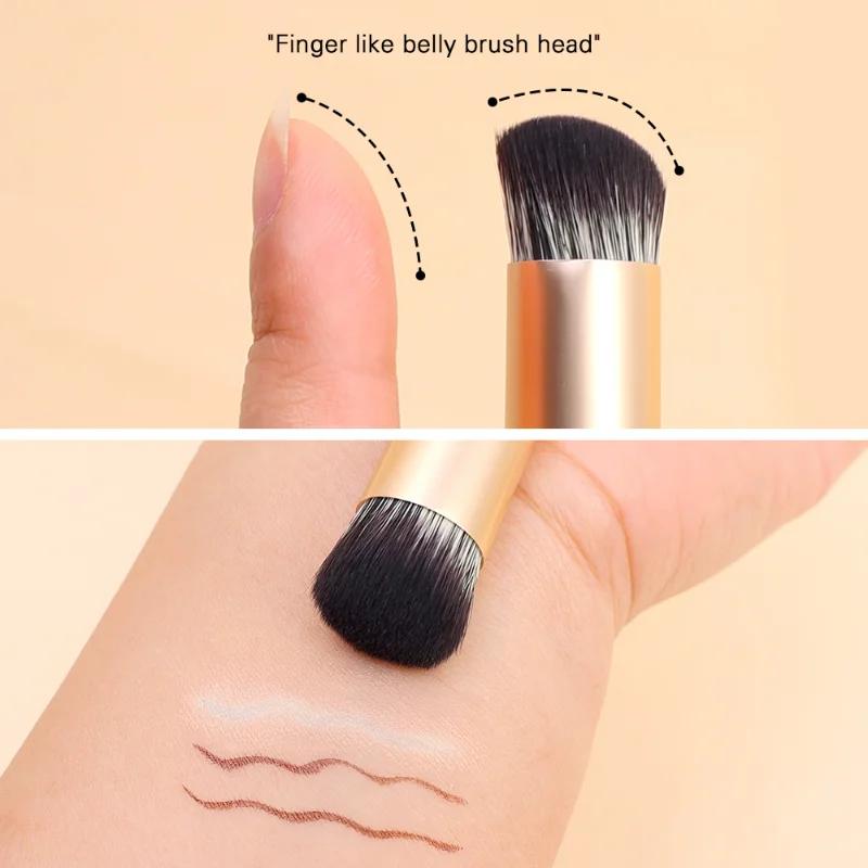 Finger Belly Head Makeup Brushes Soft Seamless Cover Synthetic Dark Circle Foundation Cream Contour Brush Cosmetics Beauty Tool