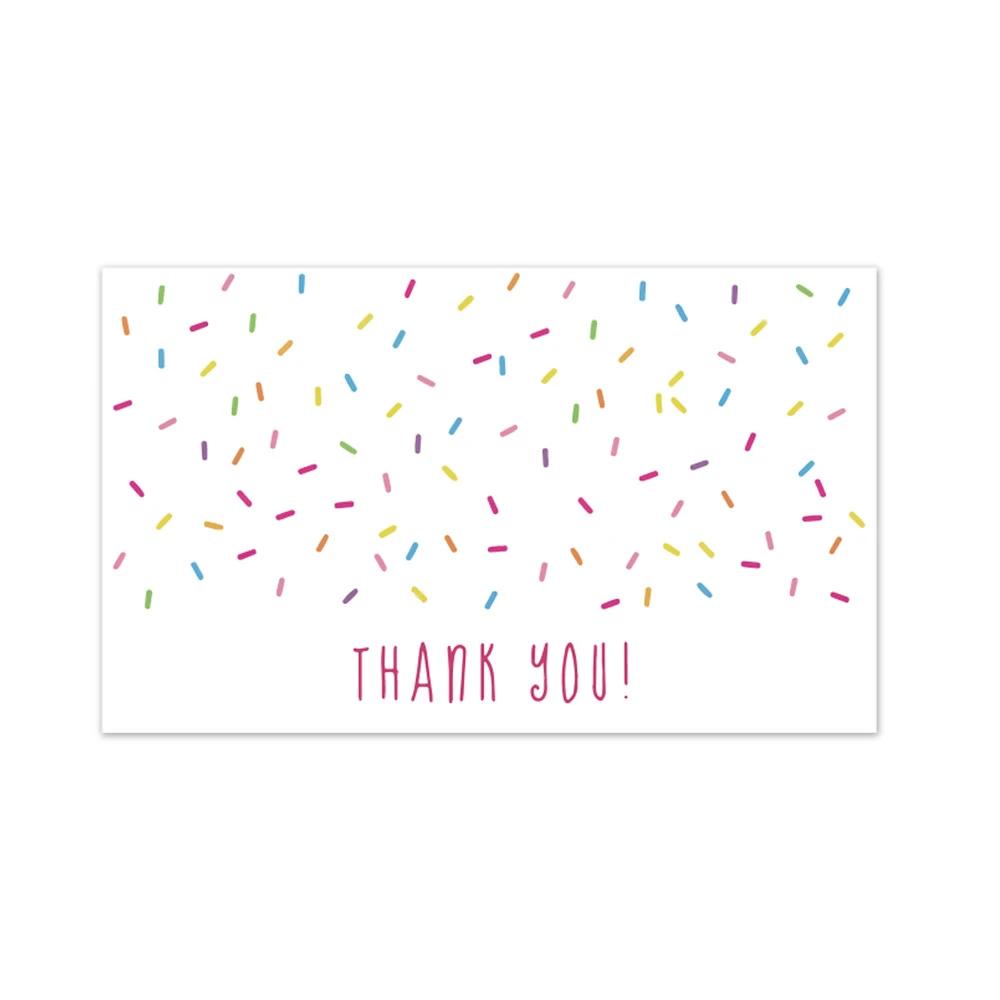 30Pcs Greeting Tags Thank You For Your Order Kraft Paper Card For Small Business DIY Crafts Gift Decoration Card Online Retail