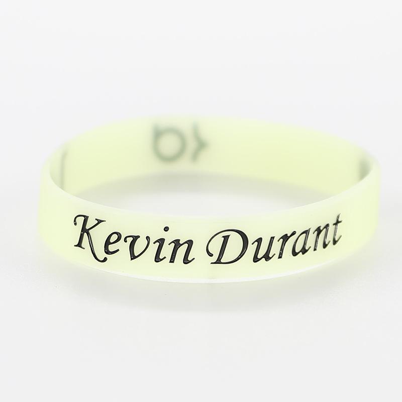 Thickened Luminous NBA Basketball Silicone Wristband: Harden, LeBron, Curry, Irving Edition