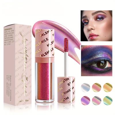 Chameleon Liquid Eyeshadow Pearlescent Explosive Single Color Polarized Metallic Eyeshadow is gemakkelijk aan te brengen en creëert perfect een persoonlijke look.
