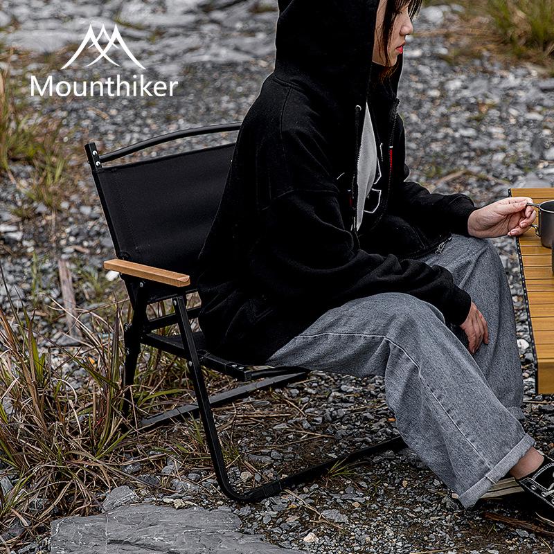 Mountain Guest Portable Kermit Chair: Camping, Fishing & Beach Folding Stool with Backrest