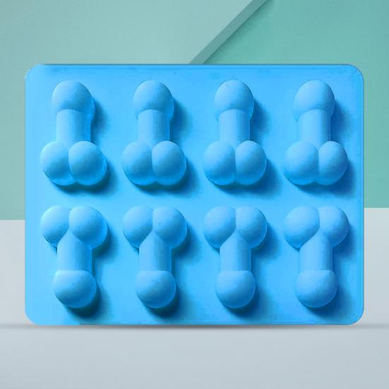 Non-stick Cake Mold Flexible Food Grade Unique Sexy Penis Ice Cube Mold Household Supplies