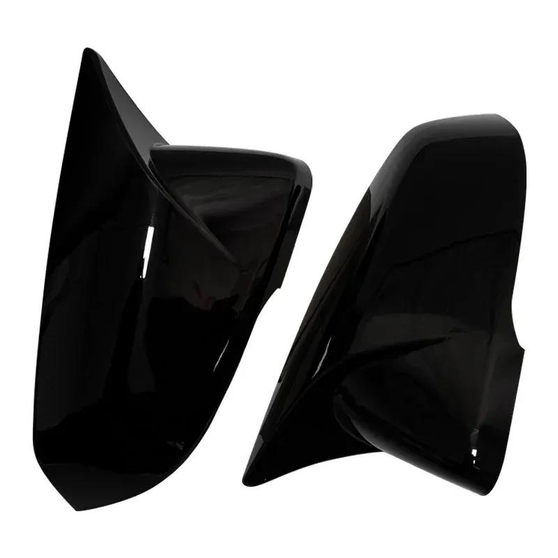 2pcs Glossy Black Side Wing modified Rearview Mirror Cover caps For BMW X1 F48 X2 F39 Z4 G29 2GT F45 F46 F52 F40 Toyota Supra