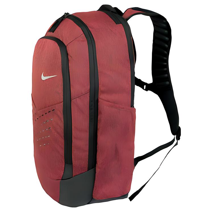 Nike Air Max Zipper Backpack Unisex Backpacks Purple Red BA5477-620