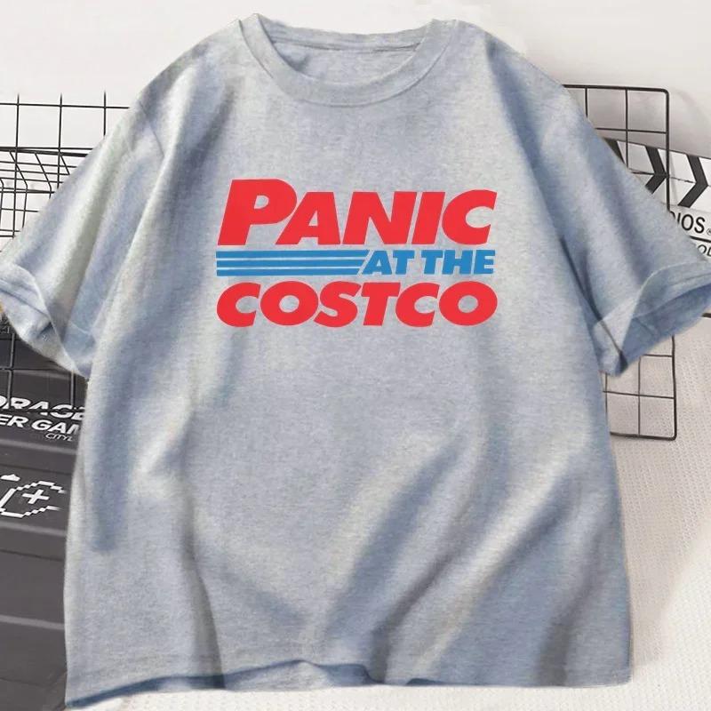 Panic At The Costco Graphic T-shirts Costco Lovers Tee Fashion Women T Shirt Streetwear Tshirt Women Clothing Tee