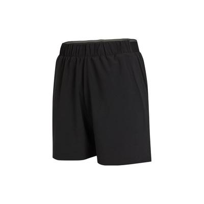 Shorts de Tênis Elástico Cor Sólida Masculino Preto GL5409