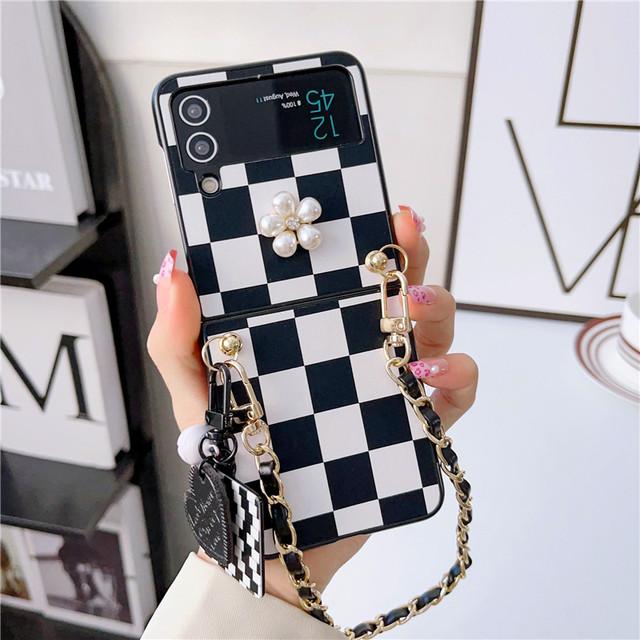 

Кожаный чехол для сумки «сделай сам» с милым рисунком зебры для Samsung Galaxy Z Flip4, чехол 5 г для Galaxy Z Flip3, чехол Z Flip 4 3 2 1, чехол for Samsung Z Flip3