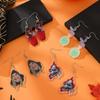 Halloween Witch Potion Bottle Acrylic Earrings - Unique and Fashionable Design