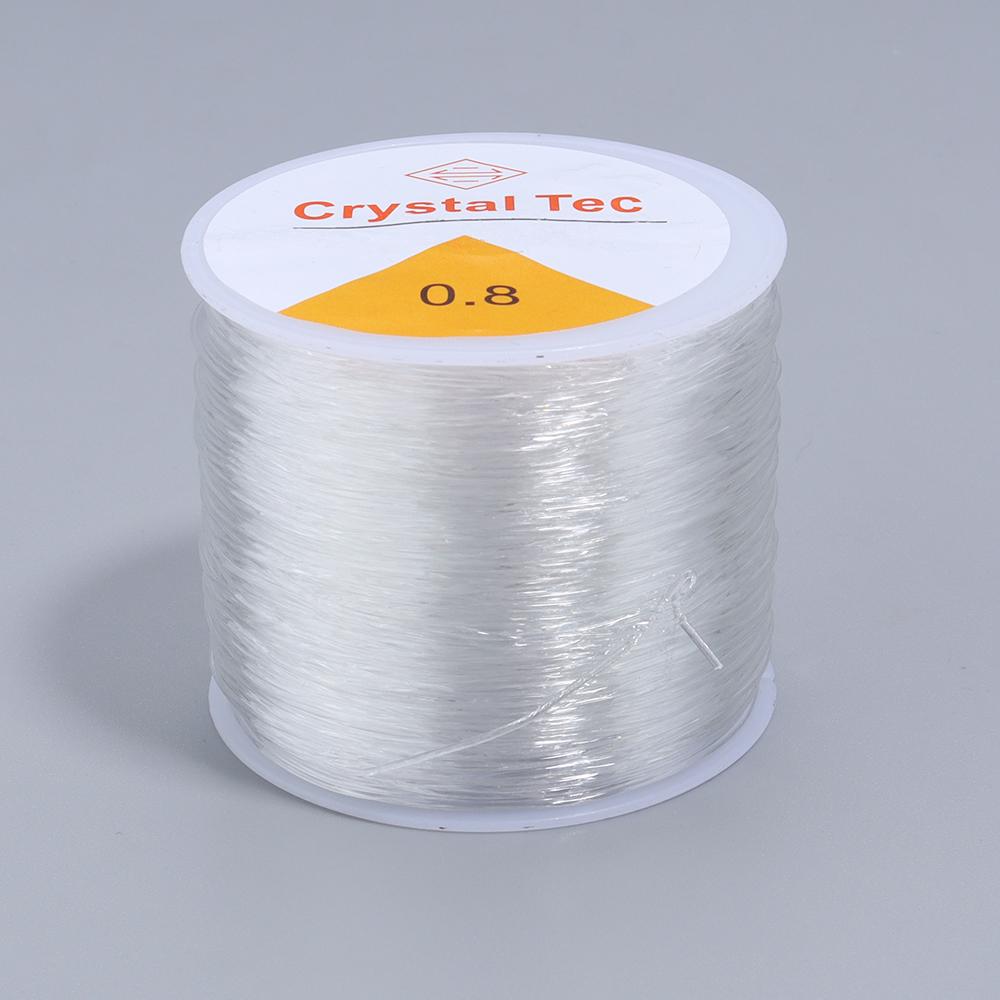 0,4-1 mm Kristall Elastische Schnur Dehnbares Seil Perlenfaden Schnüre Fäden Für Schmuckherstellung DIY Handgemachtes Perlenarmband Zubehör