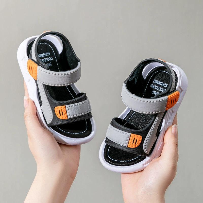 Boys' Sandals for Summer, Mid To Large Age, Boys' Soft Sole, Anti Slip, Children's Baby Shoes, Children's Beach Shoes