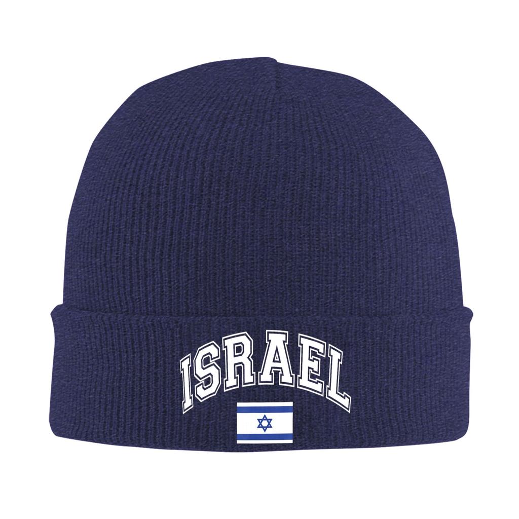 Israel Israeli Flag Knit Hat Beanie Autumn Winter Hats Warm Acrylic Casual Cap For Men Women Gifts