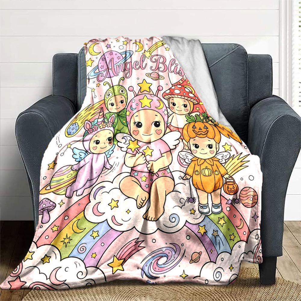1pc Blanket - Sonny Angel Print Design,Lightweight Blanket for Sofa,Bed- Soft &Warm,Gift for All Seasons