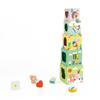 Classic World Forest Stacking Cubes, Stacking Blocks, Educational Toy for Ages 1.5, 2, 3, 4, Nesting Toys, Gift for Birthdays, Baby Showers, and Other