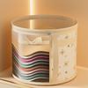 Hat Box Convenient Round Travel Hat Box Organizer Wear-Resistant Storage Organizer Organizador